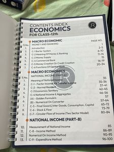 Economic Classes By Jr Notes Economics Class -12