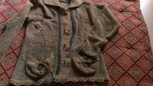 Cozy Brown Knit Cardigan