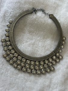 Oxidised Choker Neckpiece