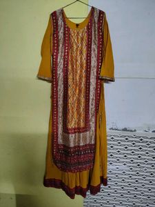 Haldi Special Heavy Work Kurta With Dupatta