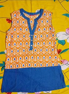 Orange Short Kurti