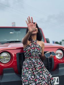 Maxi floral dress