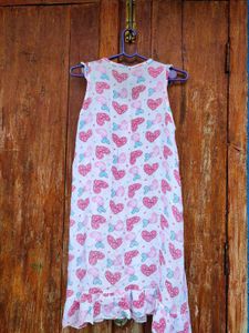 Heart Print Nightgown