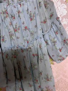 Off Shoulder Blouson Top