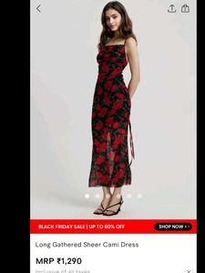SAVANA Sheer Bodycon Dress (New With Tag AndPouch)