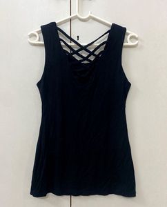 bebe Black Tank Top