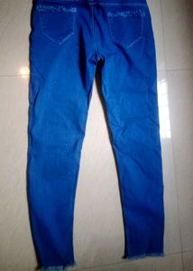 High-Waisted Denim Jeans