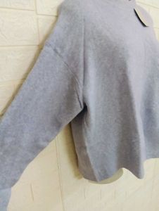 Zara Blue Knit Sweater