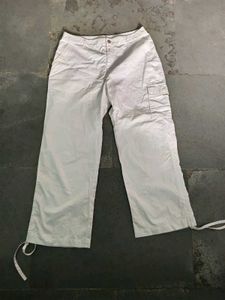 White Cargo Jeans