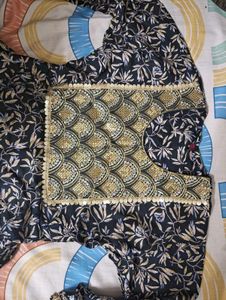 Anarkali sequins heavy neckwork
