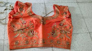 Fancy Choli With Stitch Blouse And Dupatta