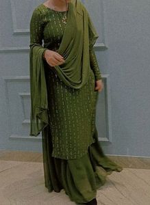 Heavy Sharara Set With Sequence Work Kurti