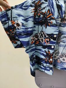 Women Beach Crop Top- Overcoat Shrug