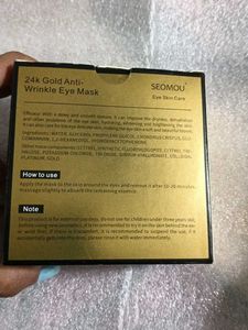 24k Gold Eye Mask