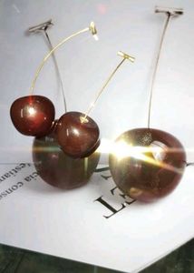 Cherry Drop Earrings