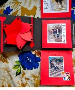 Handmade Birthday Scrapbook With Box