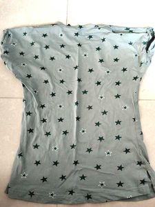 Girls Star Print T-Shirt