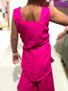 Cute Girl Punjabi Suit And Circle Plazo Set