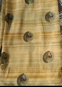 Elegant Peacock Saree
