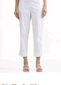 White Cropped Pants