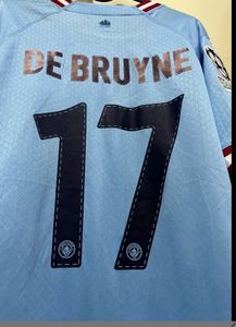 Man City Bruyne Ucl final winner football jersey