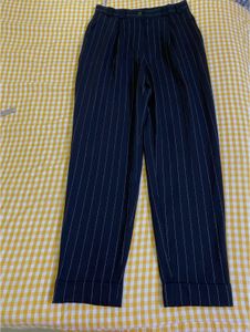 High rise Striped Trousers Waist 30