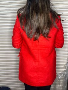 Red Coat - Stylish Outerwear