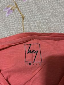 cute peach tee (small-medium) from Central