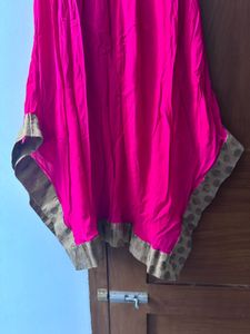 Pink Anarkali Set - XS