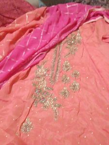Very Elegant Suit With Hand Work