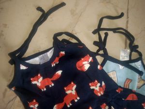Combo Of 3 Frocks For Baby Girl