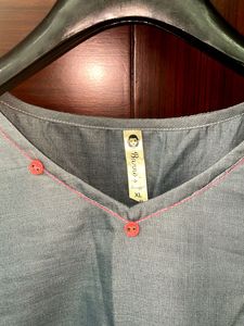 Grey Elegant Top