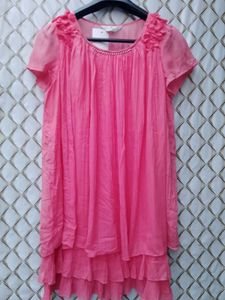 New With Tag Korean Beads Pink Cute Top