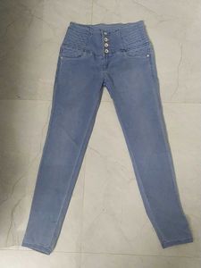 High Waisted Denim Jeans