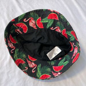 Watermelon Print Bucket Hat