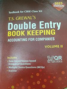 Ts Grewal Double Entry Book Keeping Volume II