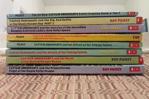 Captain Underpants Book Lot Of 8 !!!