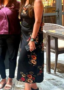 Black Floral Dress