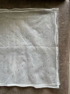 Sparkling White Dupatta