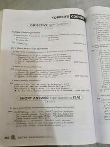Educart Social Science Question Bank Class 10