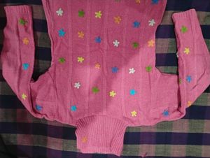 Designed Carrot Color Turtleneck Sweater