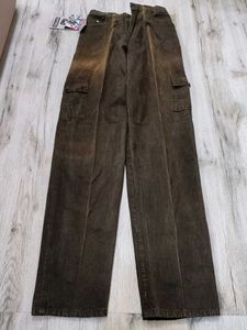 Vintage Brown Corduroy Cargo Pants