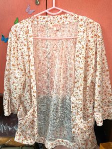 Honey By Pantaloons Floral Print Short Shrug/cover