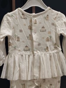 Cute Baby Romper with Character Print