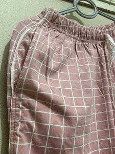 Pink Checkered Pajama Set