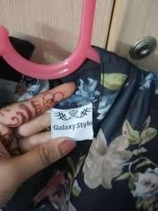 Floral Print Sheer Blouson