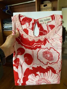 The Loom Red Printed Co-ord Set