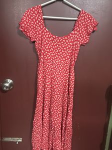 Floral Print Midi Dress