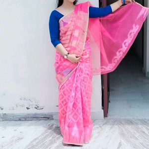 Elegant Pink Saree
