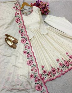 New Standard Beautiful Pakistani Gown Dress Inpote